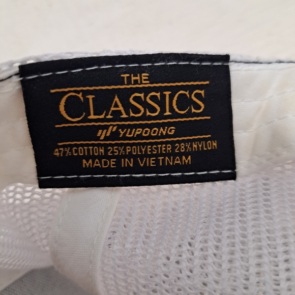 Vintage Reagan Bush '84 Blue and White Trucker Cap Snap-Back - Picture 3 of 3